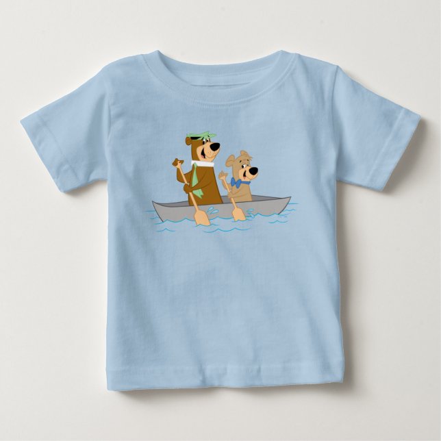 Yogi Bear and Boo Boo Fun Canoe Adventure Baby T-Shirt (Front)
