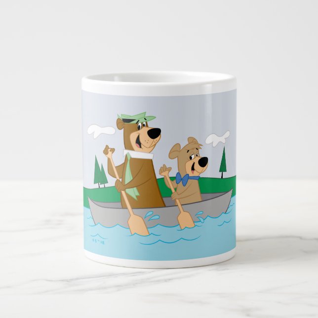 Yogi Bear and Boo Boo Fun Canoe Adventure Giant Coffee Mug (Front)