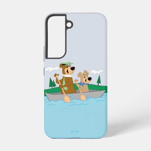Yogi Bear and Boo Boo Fun Canoe Adventure Samsung Galaxy Case (Back)