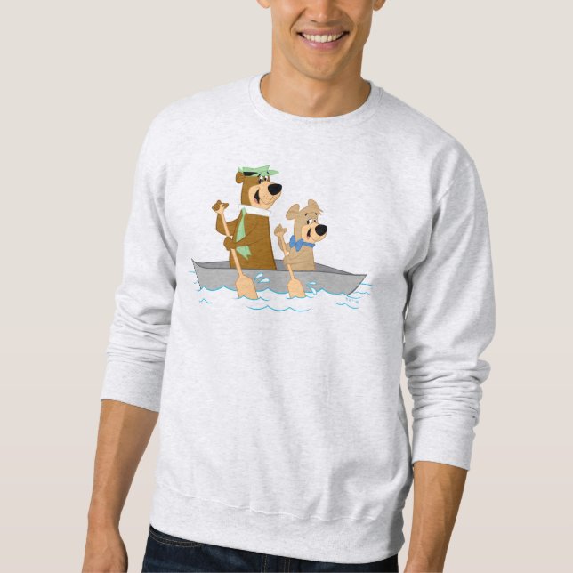 Yogi Bear and Boo Boo Fun Canoe Adventure Sweatshirt (Front)