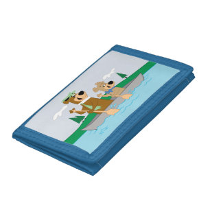 Yogi Bear and Boo Boo Fun Canoe Adventure Trifold Wallet