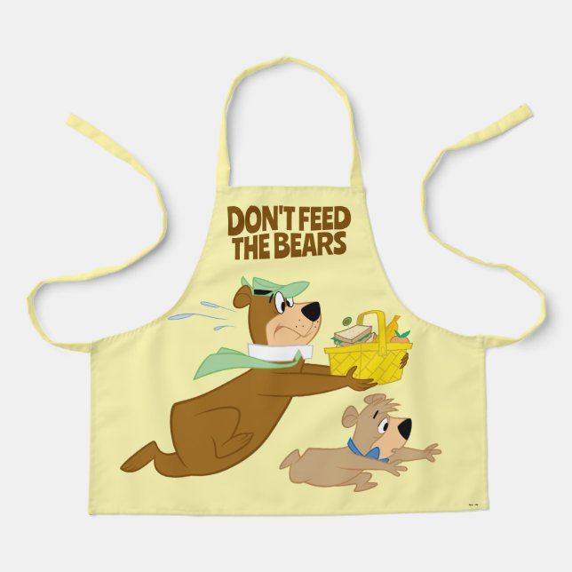 Yogi Bear and Boo-Boo Picnic Panic Apron (Front)