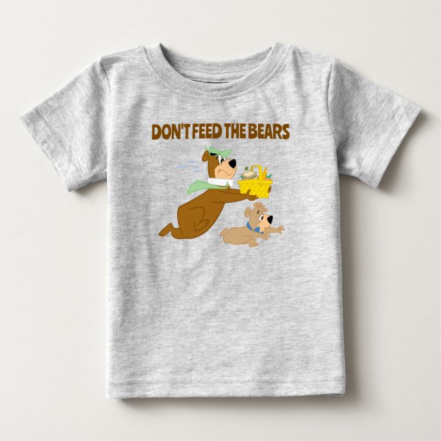 Yogi Bear and Boo-Boo Picnic Panic Baby T-Shirt (Front)