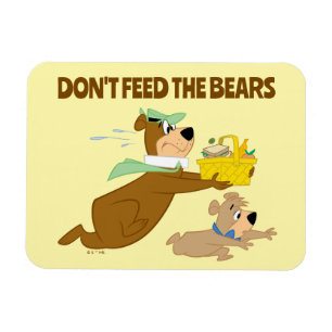 Yogi Bear and Boo-Boo Picnic Panic Magnet