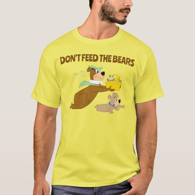 Yogi Bear and Boo-Boo Picnic Panic T-Shirt (Front)
