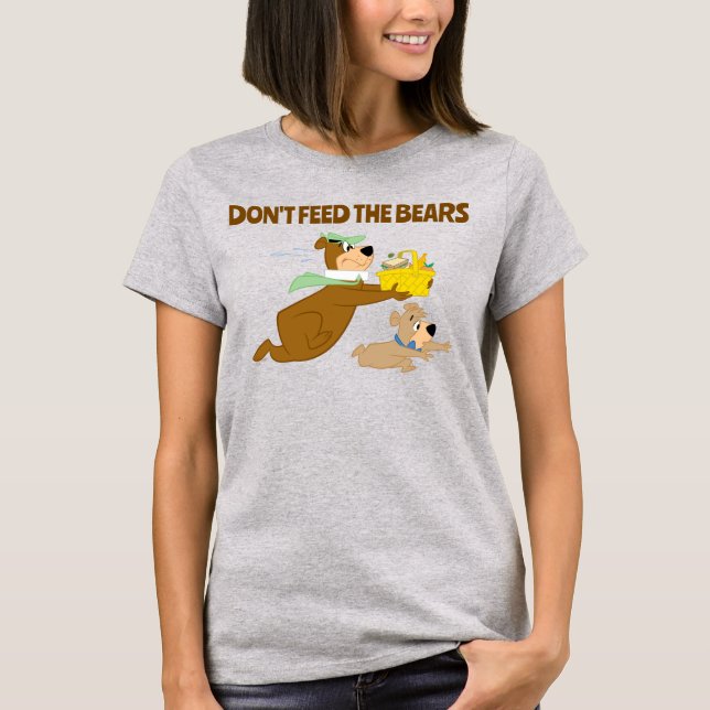 Yogi Bear and Boo-Boo Picnic Panic T-Shirt (Front)