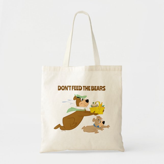 Yogi Bear and Boo-Boo Picnic Panic Tote Bag (Front)