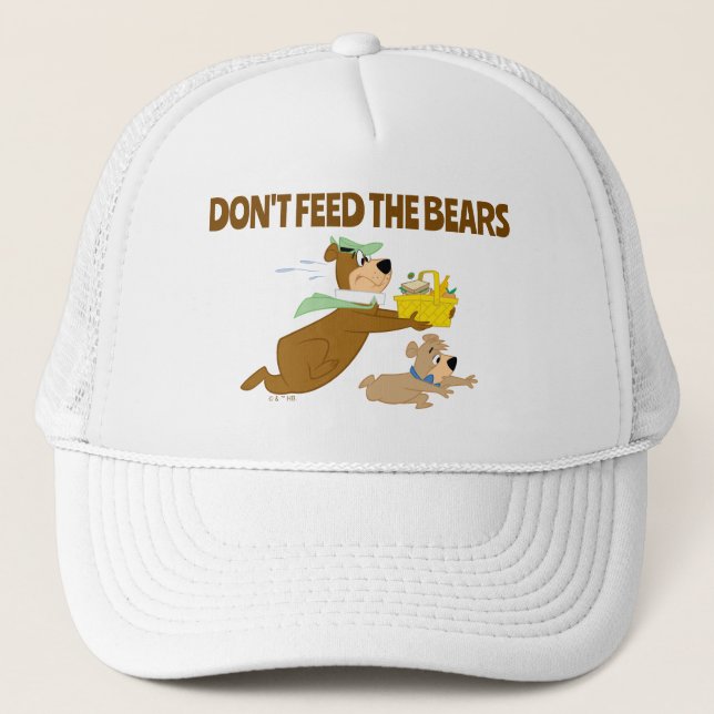 Yogi Bear and Boo-Boo Picnic Panic Trucker Hat (Front)
