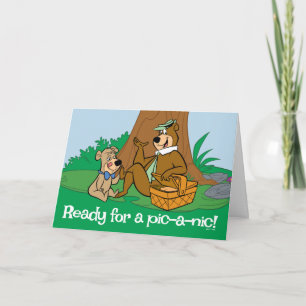 Yogi Bear and Boo-Boo Picnic Snack Card