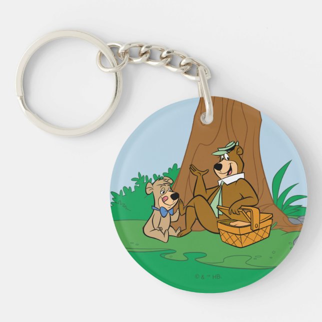 Yogi Bear and Boo-Boo Picnic Snack Keychain (Front)