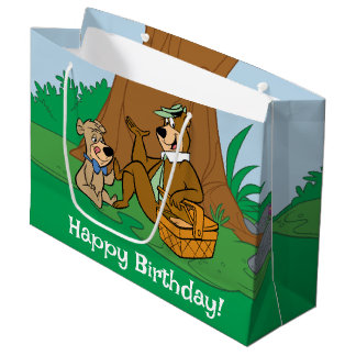 Yogi Bear and Boo-Boo Picnic Snack Large Gift Bag