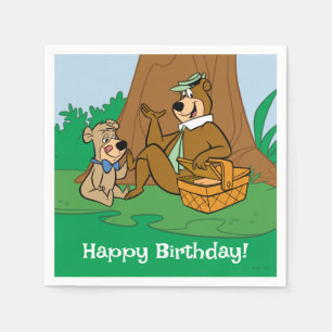 Yogi Bear and Boo-Boo Picnic Snack Napkins