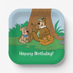 Yogi Bear and Boo-Boo Picnic Snack Paper Plates