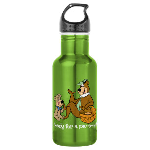 Yogi Bear and Boo-Boo Picnic Snack Stainless Steel Water Bottle
