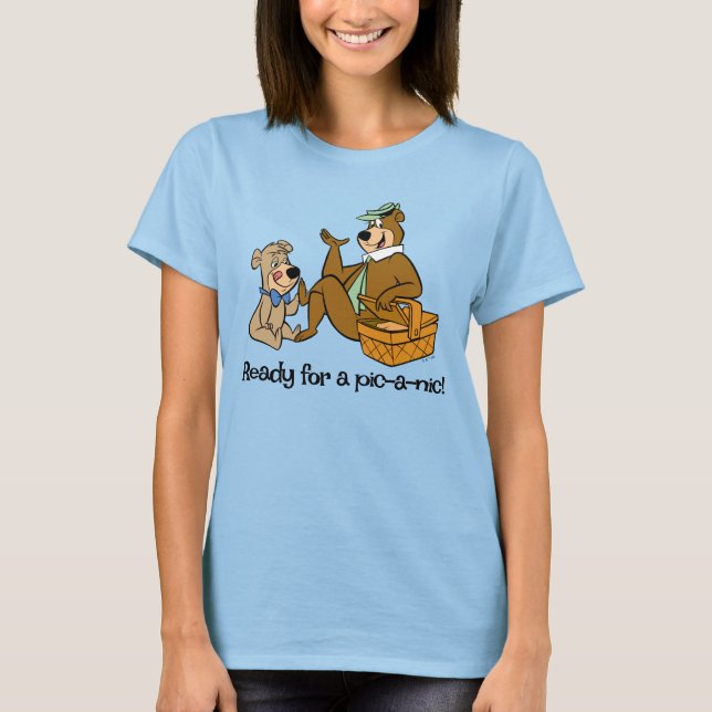Yogi Bear and Boo-Boo Picnic Snack T-Shirt (Front)