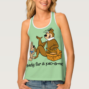 Yogi Bear and Boo-Boo Picnic Snack Tank Top
