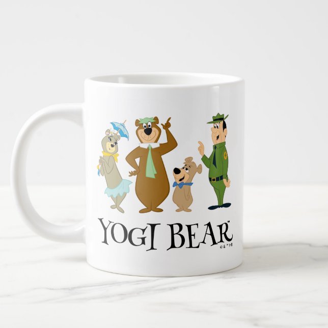 Yogi Bear and Friends Classic Pose Giant Coffee Mug (Left)