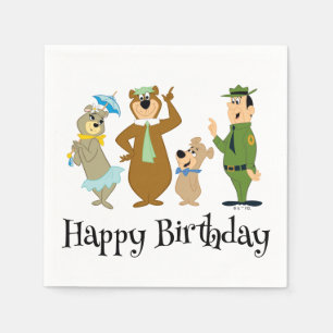 Yogi Bear and Friends Classic Pose Napkins