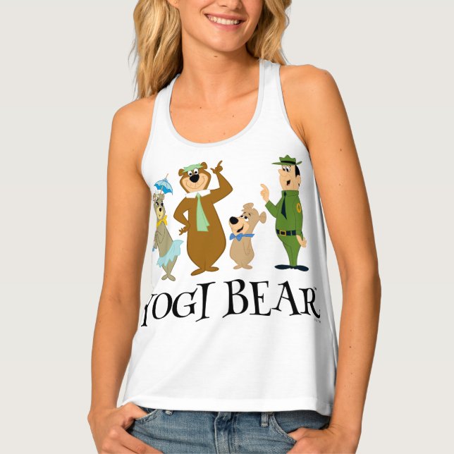 Yogi Bear and Friends Classic Pose Tank Top (Front)