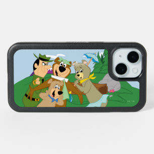 Yogi Bear and Friends Framed Forest Picture iPhone 15 Case
