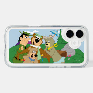 Yogi Bear and Friends Framed Forest Picture iPhone 16 Case