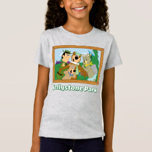 Yogi Bear and Friends Framed Forest Picture T-Shirt