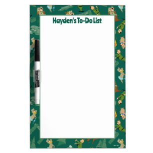 Yogi Bear and Friends Jellystone Park Camp Pattern Dry Erase Board
