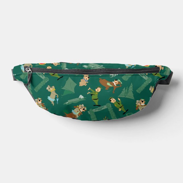 Yogi Bear and Friends Jellystone Park Camp Pattern Fanny Pack (Lay Down)