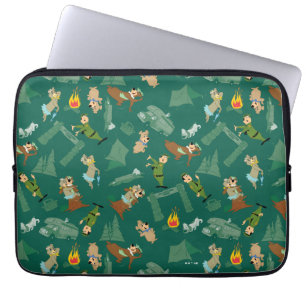 Yogi Bear and Friends Jellystone Park Camp Pattern Laptop Sleeve