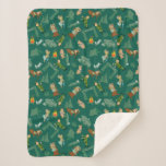 Yogi Bear and Friends Jellystone Park Camp Pattern Sherpa Blanket