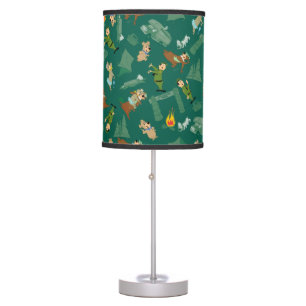 Yogi Bear and Friends Jellystone Park Camp Pattern Table Lamp