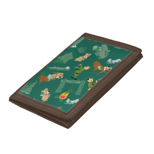 Yogi Bear and Friends Jellystone Park Camp Pattern Tri-fold Wallet