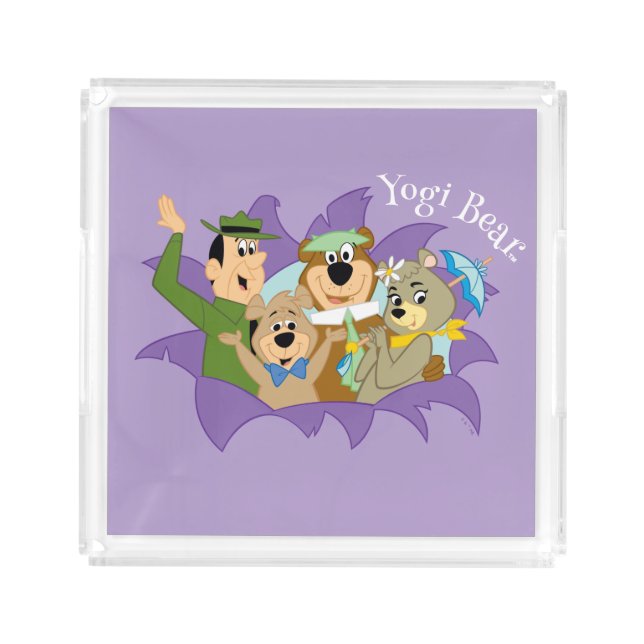 Yogi Bear and Friends Surprise Acrylic Tray (Front)