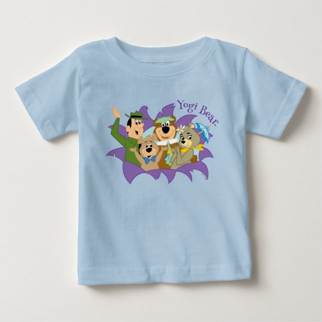 Yogi Bear and Friends Surprise Baby T-Shirt (Front)