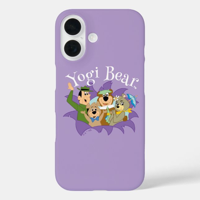 Yogi Bear and Friends Surprise Case-Mate iPhone Case (Back)