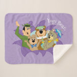 Yogi Bear and Friends Surprise Sherpa Blanket