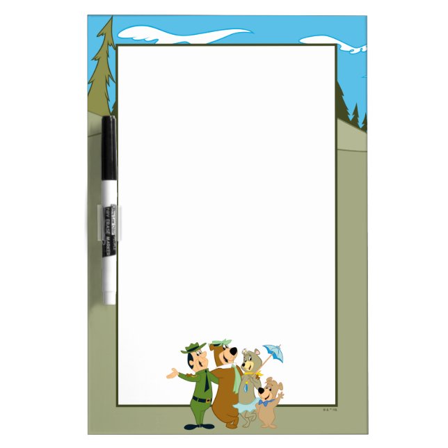 Yogi Bear and Friends Warm Welcome Dry Erase Board (Front)
