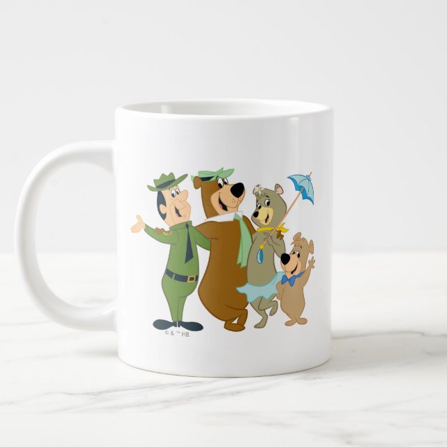 Yogi Bear and Friends Warm Welcome Giant Coffee Mug (Left)