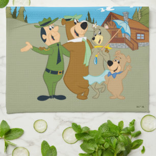Yogi Bear and Friends Warm Welcome Kitchen Towel