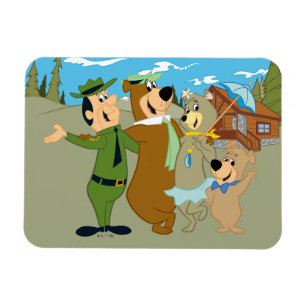 Yogi Bear and Friends Warm Welcome Magnet