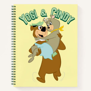 Yogi Bear Carrying Cindy Bear Notebook