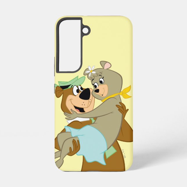 Yogi Bear Carrying Cindy Bear Samsung Galaxy Case (Back)