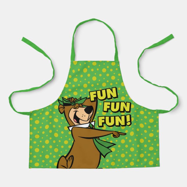 Yogi Bear Fun Fun Fun Apron (Front)