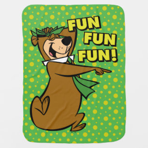 Yogi Bear Fun Fun Fun Baby Blanket