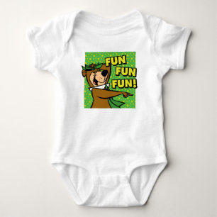 Yogi Bear Fun Fun Fun Baby Bodysuit