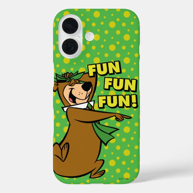 Yogi Bear Fun Fun Fun Case-Mate iPhone Case (Back)