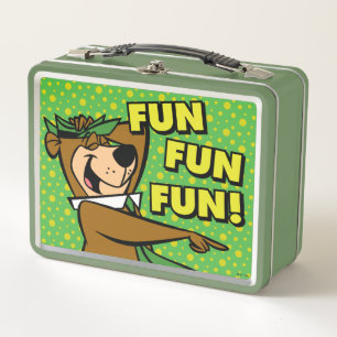 Yogi Bear Fun Fun Fun Metal Lunch Box