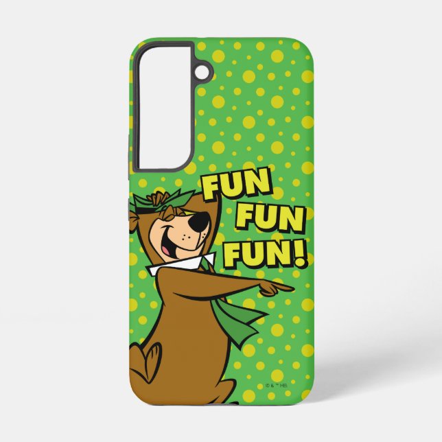Yogi Bear Fun Fun Fun Samsung Galaxy Case (Back)