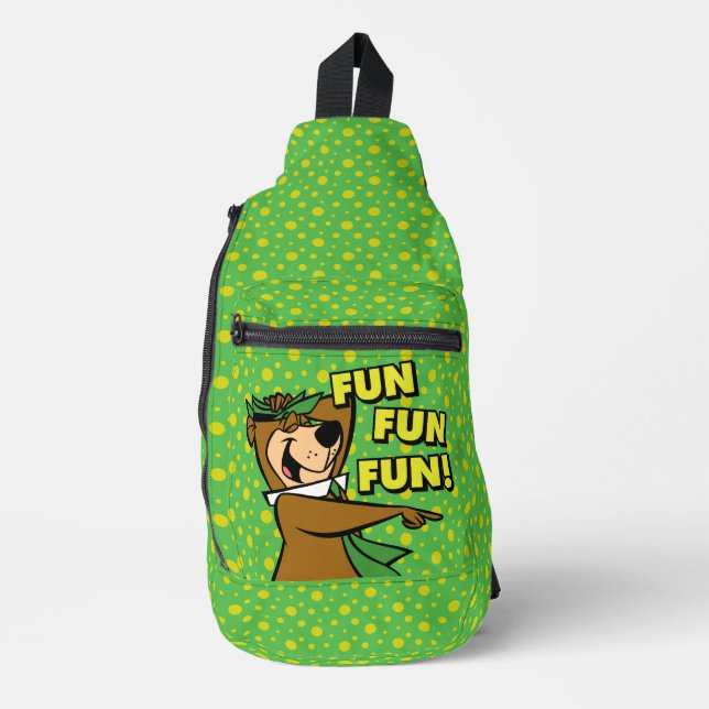 Yogi Bear Fun Fun Fun Sling Bag (Front)