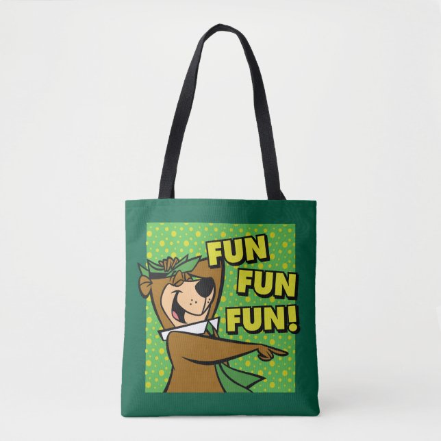 Yogi Bear Fun Fun Fun Tote Bag (Front)